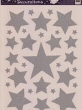 Sterne silber 5-armig