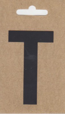 Buchstabe "T", schwarz